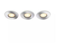 Philips Hue White Ambiance Downlight Encastrable Adore Bathroom (Lot De 3) Chrome