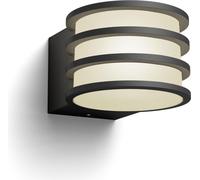 Philips Hue Applique murale extérieure Lucca White Ambiance 9.5W Anthracite