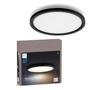 Philips Hue White Ambiance AURELLE Panneau LED Ø 39.5 cm 28W - Noir (télécommande incluse), fonctionne avec Alexa, Google Assistant et Apple Homekit, nouvelle génération