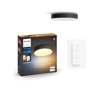 Philips Plafonnier Enrave Medium White Ambiance 2400 lm Noir Bluetooth