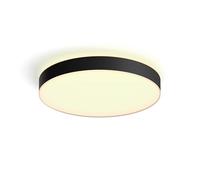 Philips Hue White Ambiance, Plafonnier Enrave X-Large +Télécommande, Noir | Éclairage Plafond Rond Extra-large, Blanc Chaud/Froid 2200-6500K, Télécommande incluse, Contrôle Vocal & App, Bluetooth