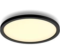 Philips Hue Plafonnier LED connecté Aurelle Blanc chaud-froid 39,5 cm 24,5 W Bluetooth noir