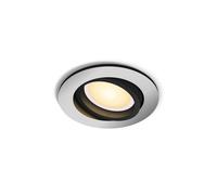 Philips Hue Spot encastrable Milliskin Rond aluminium Sans variateur d'intensité