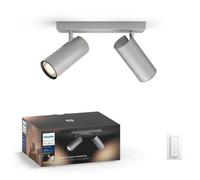Philips Hue White Ambiance Spot Double Buratto aluminium
