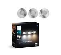 Philips Hue White Ambiance Adore salle de bain spot encastrable et à poser (lot de 3), Lumière LED , EEC: E