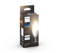 Philips Hue White, ampoule LED Connectée flamme E14, Compatible Bluetooth, fonctionne avec Alexa, Google Assistant et Apple Homekit