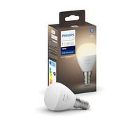 Philips Hue White, ampoule LED connectée Luster E14, compatible Bluetooth, fonctionne avec Alexa, Google Assistant et Apple Homekit