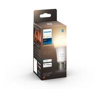 Philips Hue White, ampoule LED connectée E27, équivalent 75W, 1100 lumen, blanc chaud, 2700K, compatible Bluetooth, fonctionne avec Alexa, Google Assistant et Apple Homekit, ancienne génération