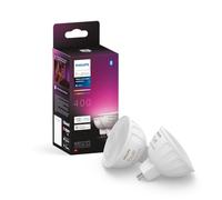 Philips Hue, Ampoule, White & Colour Ambiance (GU5.3, 400 lm, 2x)
