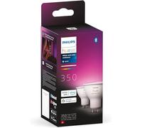 Philips Hue Ampoules connectées White and Color Ambiance GU10 350 lm Bluetooth Pack de 2