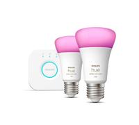 Philips Hue White And Color Ambiance E27 Kit De Démarrage 2 Ampoules Connectées