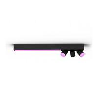 Philips Hue White And Color Ambiance Plafonnier Centris 3 Spots Noir
