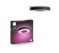 Philips Plafonnier LED Infuse Medium White & Color Ambiance - Noir - Bluetooth, assistants vocaux