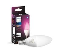 Philips Hue White & Color Ambiance, ampoule LED connectée flamme E14, compatible Bluetooth, fonctionne avec Alexa, Google Assistant et Apple Homekit