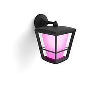 Philips Hue - Applique murale extérieure Econic - White & Color Ambiance, LED intégrée, Noir