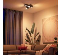 Philips Hue White & Color Ambiance Centris Projecteur GU10 et LED à 4 sources lumineuses, en croix, 8720169318670,