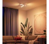 Philips Hue White & Color Ambiance Centris Projecteur GU10 et LED à 4 sources lumineuses, en croix, 8720169318731,