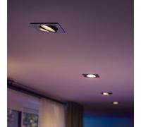 Philips Hue White & Color Ambiance Centura Spot encastré GU10 angulaire, 8720169319158,