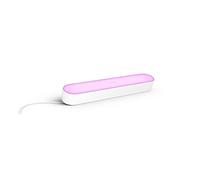 Philips Hue White & Color Ambiance, Extension Barre Play, Pack de 1, Blanc | Alimentation non incluse, Barre LED Lumineuse, Lumière d'ambiance RGBW, 500lm, Contrôle Vocal et App Hue, Google & Apple Home