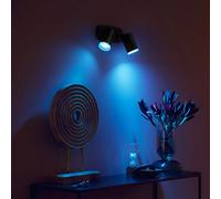 Philips Hue White & Color Ambiance Fugato Projecteur GU10 à 2 sources lumineuses, 8720169319271,