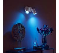 Philips Hue White & Color Ambiance Fugato Projecteur GU10 à 2 sources lumineuses, 8720169319455,