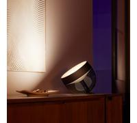 Philips Hue Lampe connectée Iris – Bluetooth, commande vocale Alexa/Google Assistant/HomeKit – Noir