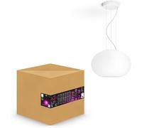 Philips Suspension Flourish – White & Color Ambiance – LED, Bluetooth, Alexa, Blanc
