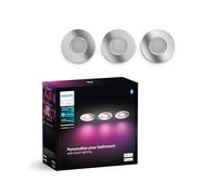 Philips Hue White & Color Ambiance Xamento Pack de 3 spots à encastrer, GU10, 8720169321014,