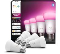 Philips Hue Ampoules LED connectées A60 E27 - Blanc et couleur - 6W 810 lm - Pack de 4