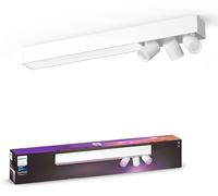 Philips Hue White et Color Ambiance Centris 3 Spots - Blanc, compatible Bluetooth, fonctionne avec Alexa, Google Assistant et Apple Homekit