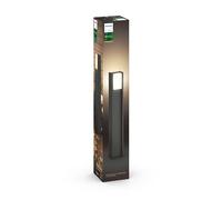 Philips Potelet extérieur TURACO 1x9,5W Anthracite – compatible Alexa/Google Assistant/Apple HomeKit
