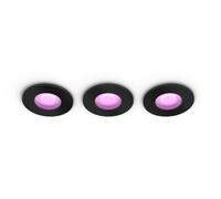 Philips Hue Xamento 3x5.7W 2000-6500K noir 3pcs - 32089500 onforme]