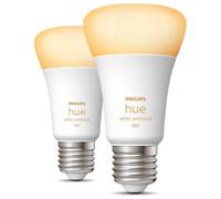 Philips Huewa Ampoule Intelligente 6W A60 E27 2P Eur Lumière Blanche (Pack de 2)