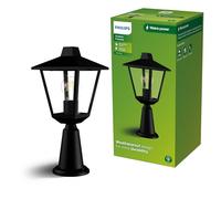 Philips Lampadaires / chemins lumineux Kinno, 25 W, E27, sans ampoule, Borne d'extérieur, Noir, Métal, IP44, Jardin, Terrasse, I