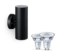 Philips Kylis Applique murale d'extérieur Up&Down (Noir) - Non dimmable