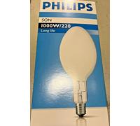 Philips Lampe à Décharge Vapeur de Sodium 1000W E40 Long Life 130.000 Lumen