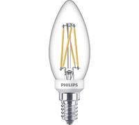 Philips LED 871951432415200 LED CEE D (A - G) E14 forme de flamme 2.5 W = 25 W blanc chaud (Ø x L) 35 mm x 97 mm 1 pc(s)