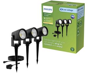 Philips LED 929004659301 Reuel Luminaire LED extérieur LED LED 4.5 W noir
