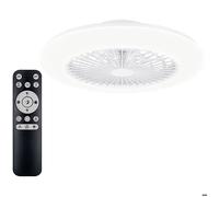 Philips LED Amigo Ventilateur de plafond 25 W, 60 W (Ø x H) 590 mm x 137 mm blanc avec éclairage, variable