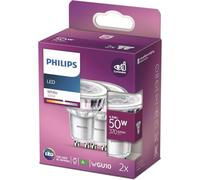 Philips ampoules LED spot GU10 - Lot de 2
