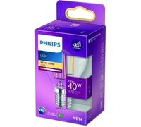 PHILIPS LED Classic 40W Sphérique E14 Blanc Chaud Non Dimmable