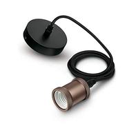 Philips LED E27 Pendentif vintage en fil doré rose 40 W