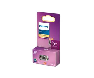 Philips LEDclassic Lot de 2 ampoules LED JC Bi-Pin G4, 2700 K, 1 W, 8720169300590, Bi-Pin, T10