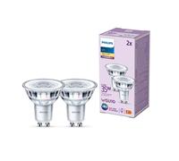 Philips LEDclassic Pack de 2 ampoules PAR16 GU10, 2700 K, 3,5 W, 8719514455030, PAR16