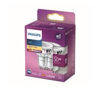 Philips LEDclassic Pack de 2 ampoules PAR16 GU10, 2700 K, 4,6 W, 8718699774271, PAR16