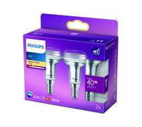 Philips LEDclassic Pack de 2 ampoules R50 E14, 2700 K, 2,8 W, 8718699774257, R50