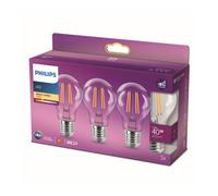 Philips LEDclassic Pack de 3 ampoules A60 E27, 2700 K, 4,3 W, 8718699763756, A60
