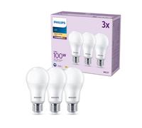 Philips LEDclassic Pack de 3 ampoules A65 E27, 2700 K, 13 W, 8719514451391, A65