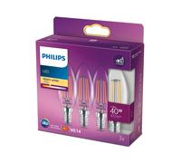 Philips LEDclassic Pack de 3 ampoules B35 E14, 2700 K, 4,3 W, 8718699763817, B35