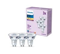 Philips LEDclassic Pack de 3 ampoules PAR16 GU10, 2700 K, 3,5 W, 8719514455016, PAR16